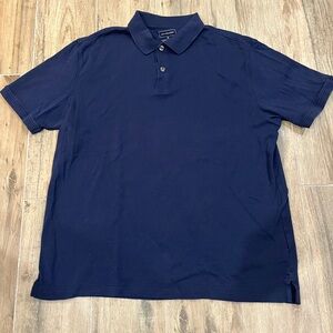 Van Heusen Men’s Polo Shirt Classic Fit Size Navy Medium